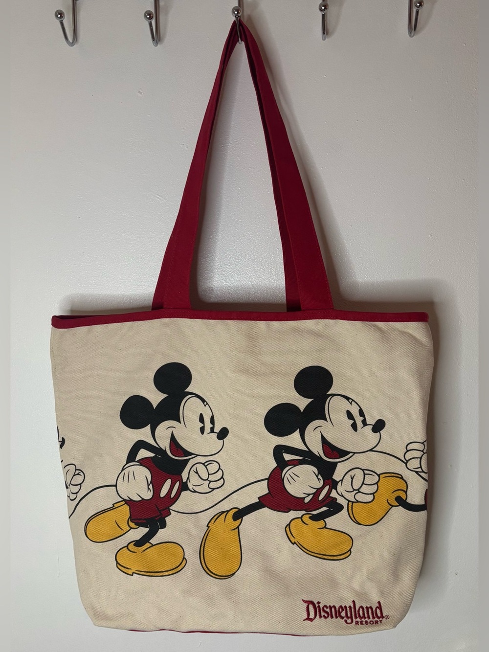Disneyland Timeless Mickey Mouse Canvas Tote Bag